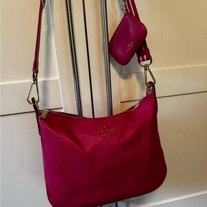 Kate Spade Rosie Large Crossbody card case Festive Pink